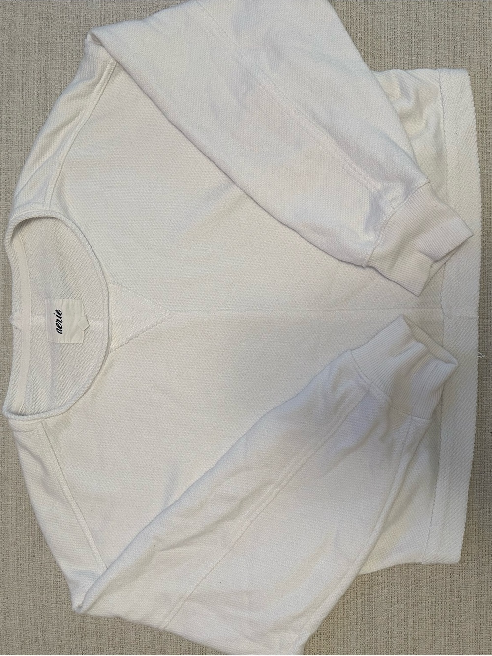 Aerie Waffle-Knit Crewneck Sweater